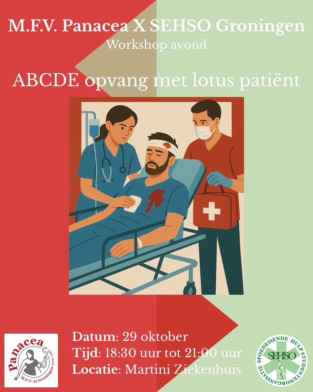 ABCDE-opvang met lotus-patiënten (i.s.m. M.F.V. Panacea)