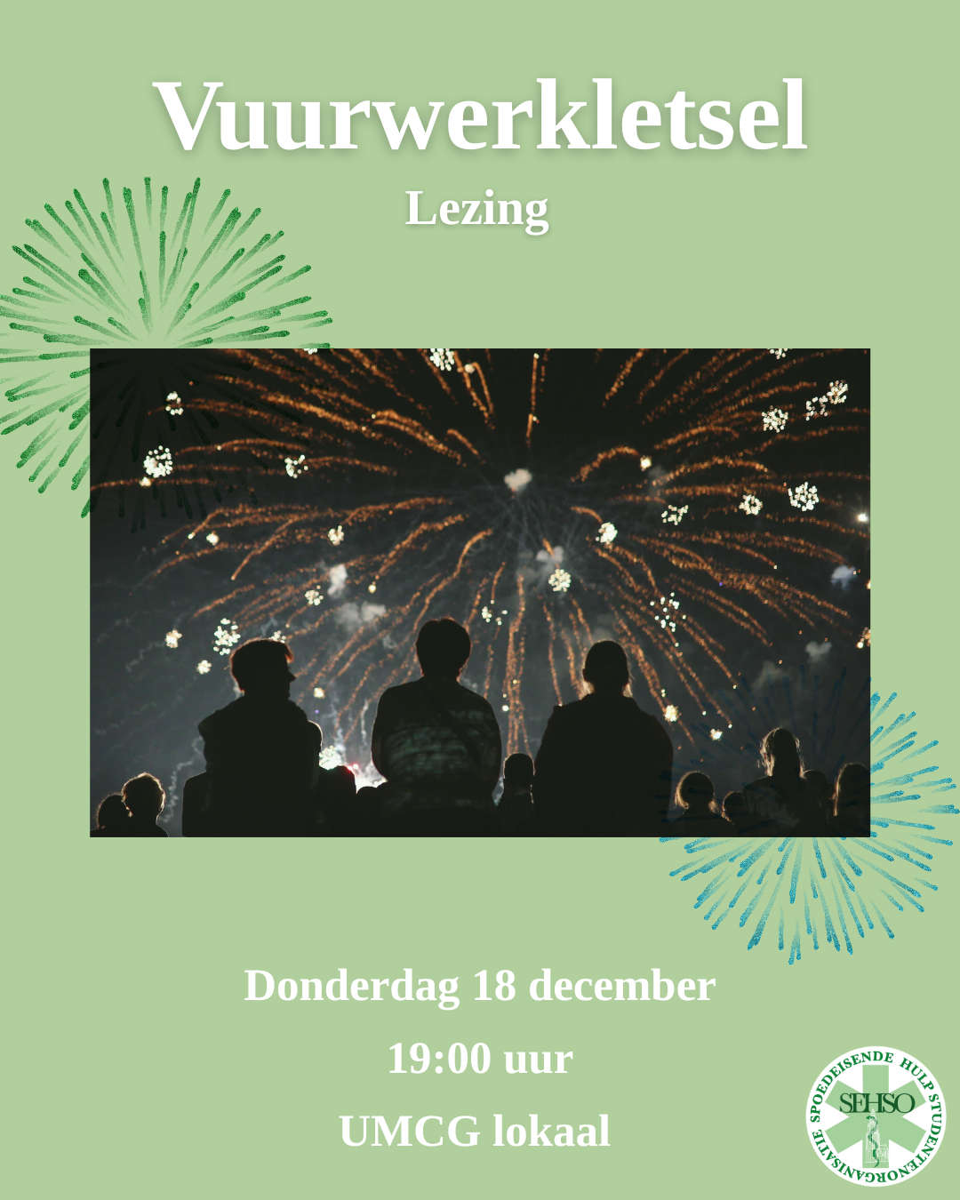 Lezing vuurwerkletsel